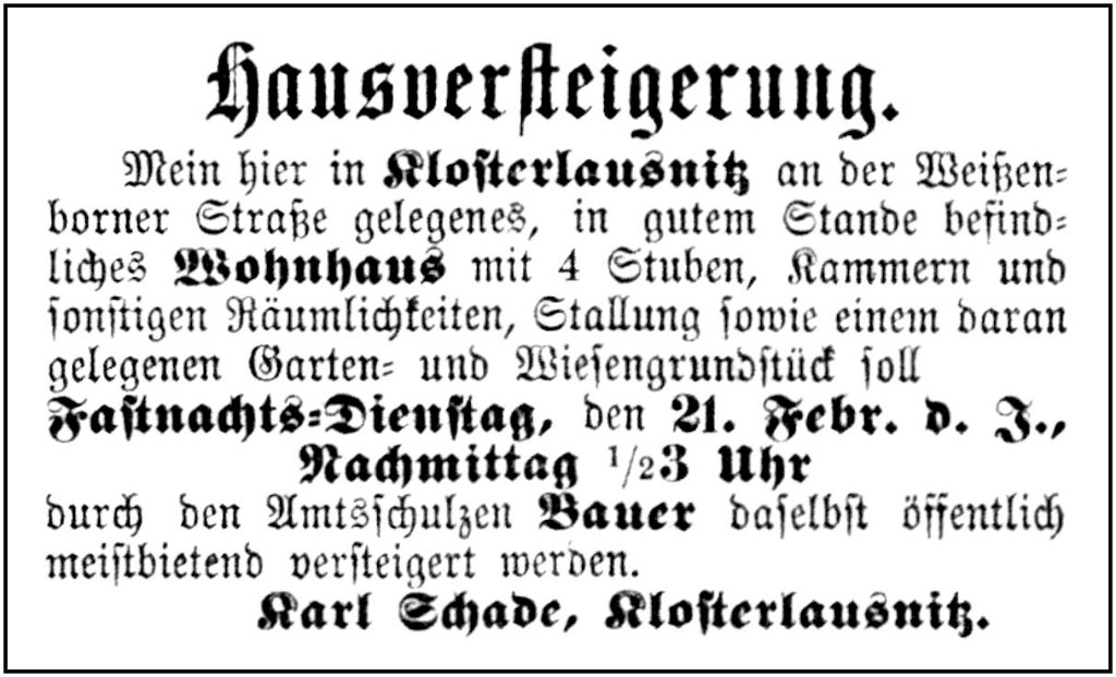 1882-02-21 Kl Hausversteigerung